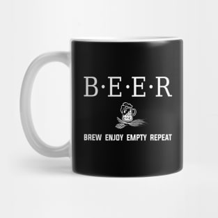 Beer - Brew Enjoy Empty Repeat Mug